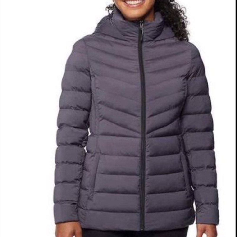 Women's 32 Degree Purple Puffer Jacket